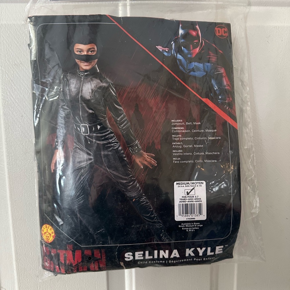 THE BATMAN MOVIE SELINA KYLE COSTUME: BNIP: SZ M